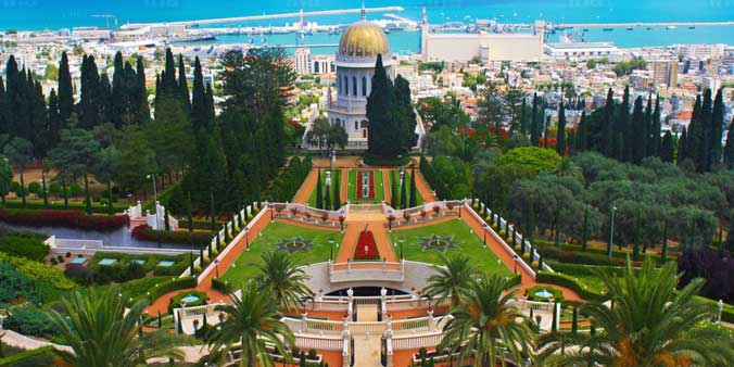 Бахайские сады на экскурсии по Израилю